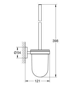 Tуалетный ершик Grohe Essentials 40374001 хром