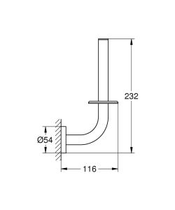 Держатель запасного рулона бумаги Grohe Essentials 40385001 хром