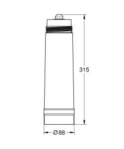 Фильтр для Grohe Eurostyle 40430001 Blue и Red M-Size 1500 л