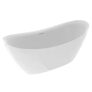 Ванна акриловая AQUAme AQM3504GW 167x73 см белый