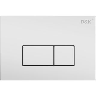 Клавиша смыва D&K Rhein  DB1499016 Белая