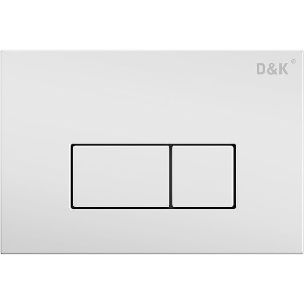 Клавиша смыва D&K Rhein  DB1499016 Белая