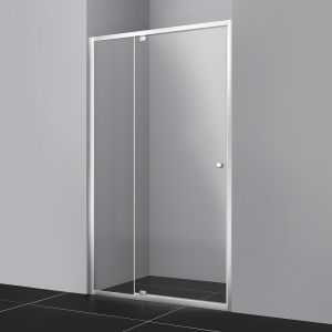 Душевая дверь WasserKRAFT Aula 11P05 профиль Хром стекло прозрачное