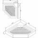 Поддон для душа AM.PM Gem 90х90 W90T-405-090WT Белый