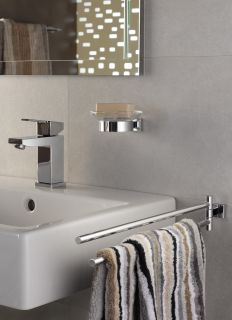 Держатель для стакана или мыльницы Grohe Essentials Cube 40508001 хром