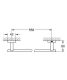 Полотенцедержатель Grohe Essentials Cube 40509001 хром