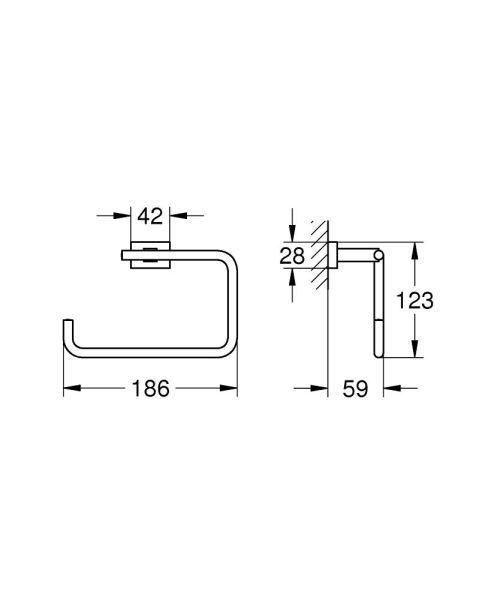 Полотенцедержатель Grohe Essentials 40510001 хром