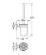 Tуалетный ершик Grohe Essentials Cube 40513001 хром