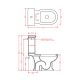 Унитаз Artceram HERMITAGE HEV008 01 00 bi белый