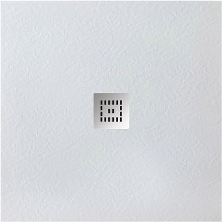 Душевой поддон из искусственного камня BelBagno Uno 90x90 TRAY-MR-UNO-A-90-35-W-CR Белый