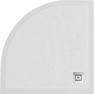 Душевой поддон из искусственного камня BelBagno Uno 80x80 TRAY-MR-UNO-R-80-550-35-W-CR Белый Душевой поддон из искусственного камня BelBagno Uno 80x80 TRAY-MR-UNO-R-80-550-35-W-CR Белый