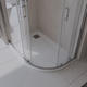 Душевой поддон из искусственного камня BelBagno Uno 120x90 L TRAY-MR-UNO-RH-120/90-550-35-W-L-CR Белый
