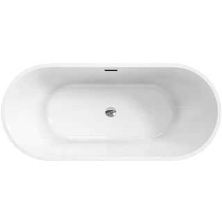 Акриловая ванна BelBagno Uno BB701-1750-750-K 175x75 см белый
