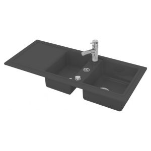 Мойка кухонная Duravit Cassia 7513110800 черная 116 см