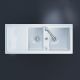 Мойка кухонная Duravit Cassia 7513110000 белая 116 см