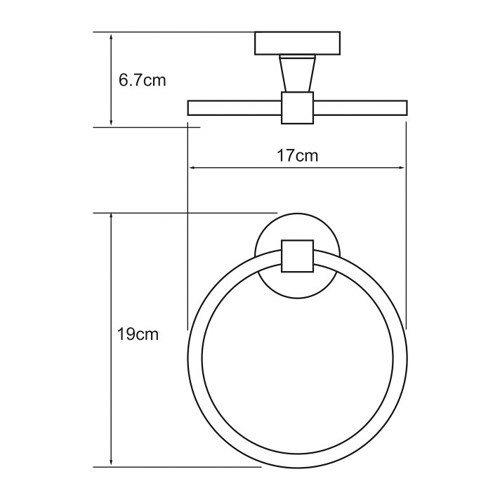 Wasserkraft Isen K-4060 Держатель полотенец кольцо
