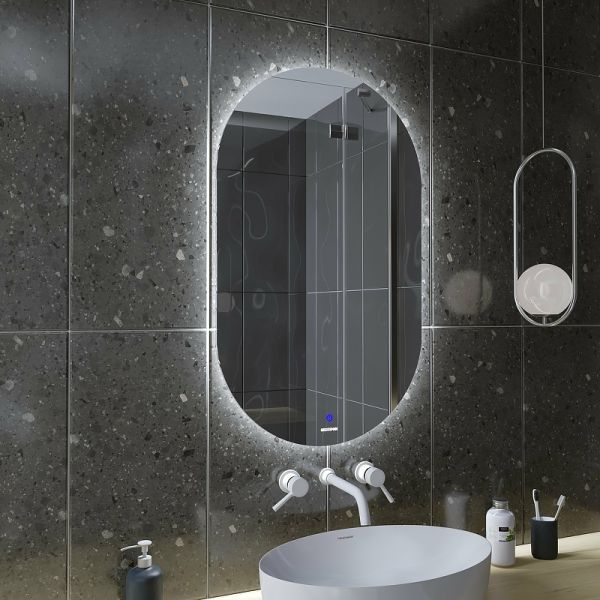 Зеркало Grossman Nero-промо 60 2460100 с подсветкой с сенсорным выключателем