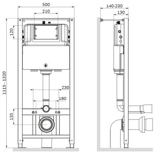 Комплект унитаза с инсталляцией AM.PM Spirit V2.0 FlashClean IS47051.701700MB с сиденьем Микролифт и клавишей смыва Хром глянцевый Комплект унитаза с инсталляцией AM.PM Spirit V2.0 FlashClean IS47051.701700MB с сиденьем Микролифт и клавишей смыва Хром глянцевый