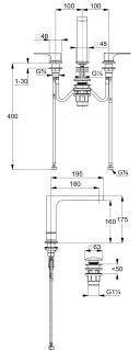 Смеситель для раковины Kludi Decus 543935375 белый матовый