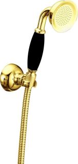 Душевой комплект Boheme  IMPERIALE с черной ручкой золото