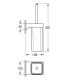 Туалетный ёршик Grohe Selection Cube 40857000 хром