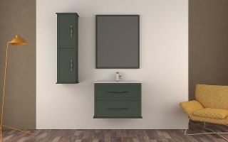Тумба под раковину Cezares Tiffany 55330 75 см тёмно-зелёный