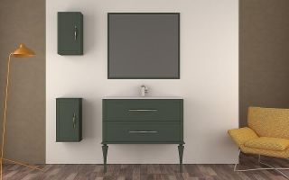 Тумба под раковину Cezares Tiffany 55330 75 см тёмно-зелёный