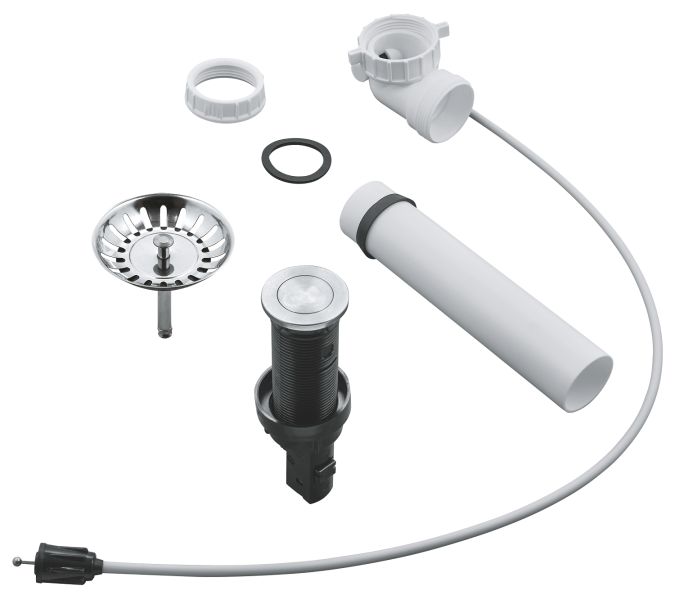 Сливной и переливной гарнитур Grohe 40986SD0 белый Сливной и переливной гарнитур Grohe 40986SD0 белый