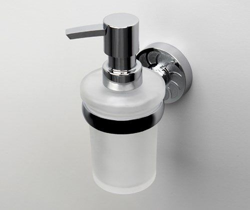 Wasserkraft Isen K-4099 Дозатор для жидкого мыла стеклянный 170 ml Wasserkraft Isen K-4099 Дозатор для жидкого мыла стеклянный 170 ml