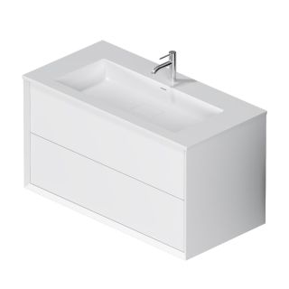 Тумба с раковиной Am.Pm Libre M60-FHX1002WM-WPC100SWM 100 см белый матовый
