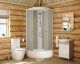 Душевая кабина Niagara Promo P90/26/MT 90x90 см профиль белый стекло матовое