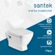 Унитаз подвесной Santek Нео 1WH302423 ободковый микролифт белый