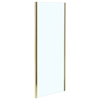 Боковая часть Azario Shanghai AZ-C43-90-BGL-CL 90 см профиль брашированное золото стекло прозрачное