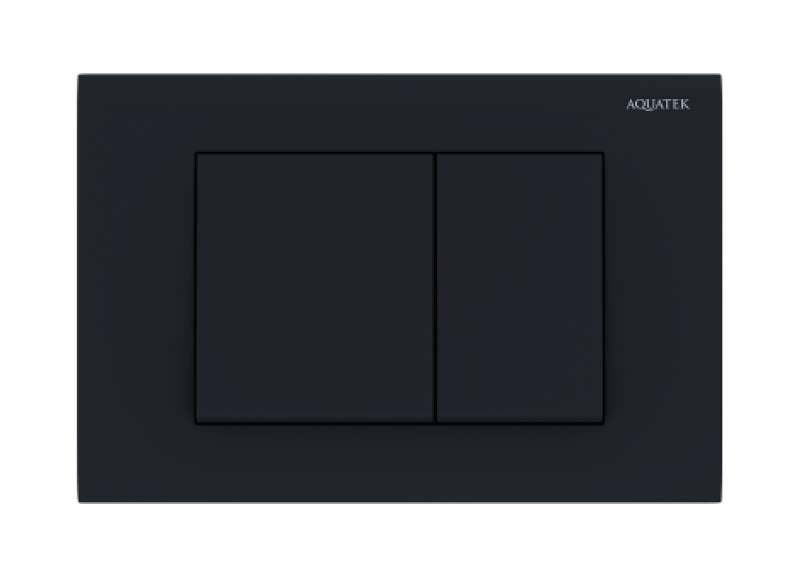 Кнопка смыва Aquatek KDI-0000012  черный матовый