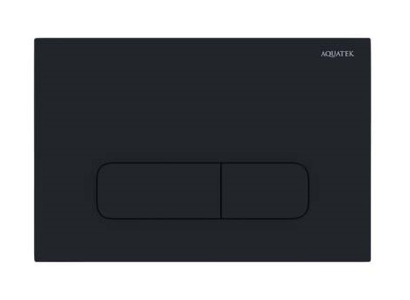 Кнопка смыва Aquatek KDI-0000017 черный матовый