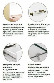 Зеркало-шкаф с подсветкой Style Line Олеандр ЛС-00000201 55см рельеф пастель Зеркало-шкаф с подсветкой Style Line Олеандр ЛС-00000201 55см рельеф пастель