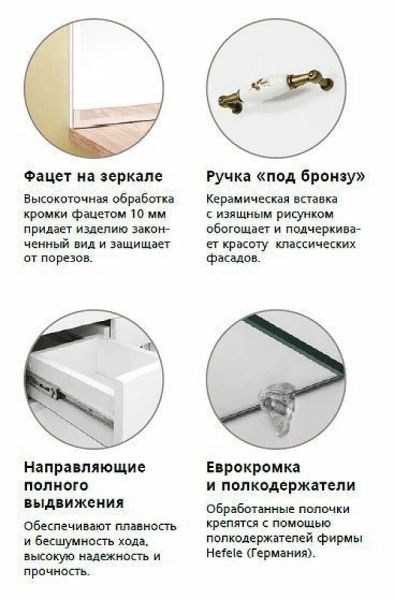 Тумба под раковину Style Line Олеандр-3 ЛС-00000198 55см рельеф пастель