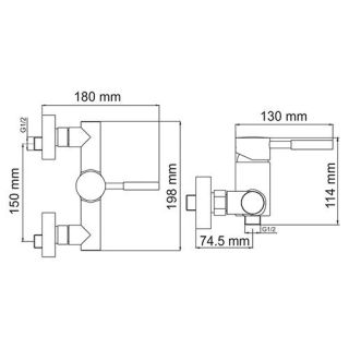 Wasserkraft Main 4102 Смеситель для душа Wasserkraft Main 4102 Смеситель для душа