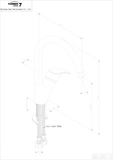 Смеситель RedBlu by Damixa Palace One 410700000 для кухни Смеситель RedBlu by Damixa Palace One 410700000 для кухни