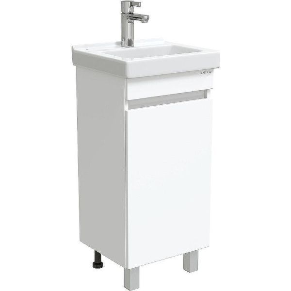 Тумба под раковину напольная Onika Милтон Квадро 104009 40 см белый