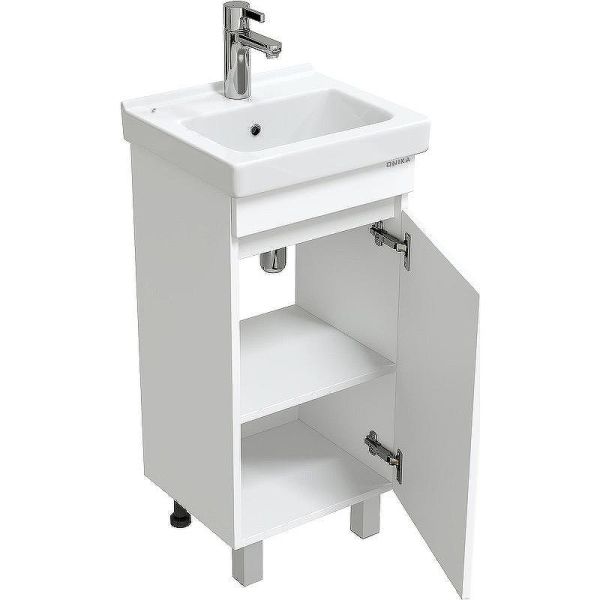 Тумба под раковину напольная Onika Милтон Квадро 104009 40 см белый