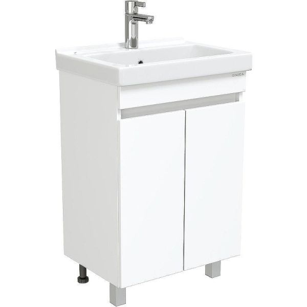 Тумба под раковину напольная Onika Милтон Квадро 105561 55 см белый