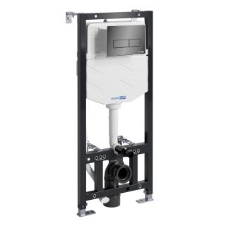 Система инсталляции для унитазов WasserKRAFT Aller 10TLT.010.ME.PB03 с кнопкой смыва
