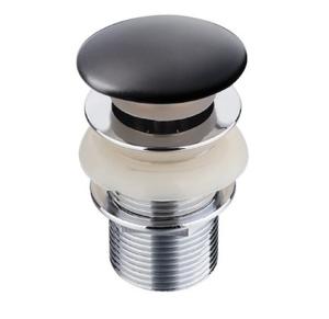 Донный клапан Melana MLN-330300MB без перелива чёрный матовый