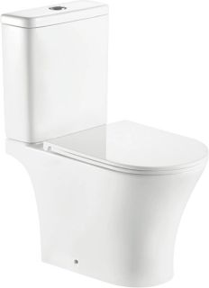 Унитаз-компакт SantiLine SL-5010 с вертикальным выпуском белый Унитаз-компакт SantiLine SL-5010 с вертикальным выпуском белый