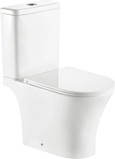 Унитаз-компакт SantiLine SL-5010 с вертикальным выпуском белый Унитаз-компакт SantiLine SL-5010 с вертикальным выпуском белый