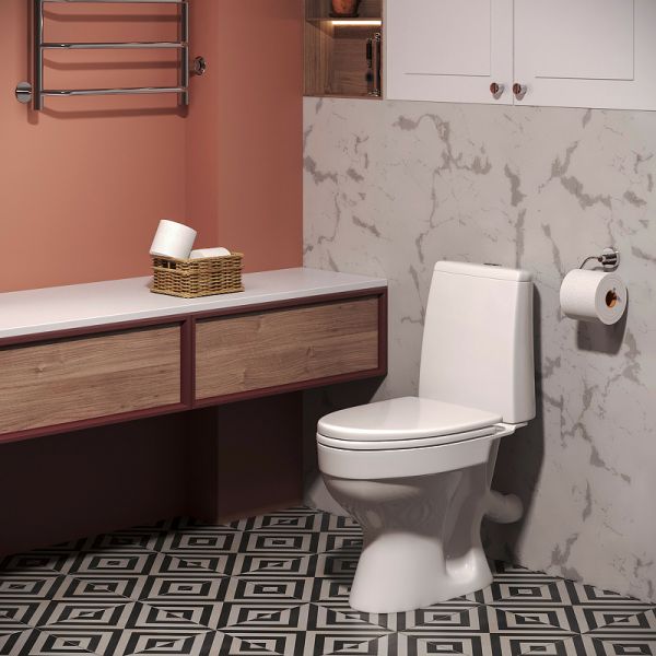 Унитаз  Aringa Сиена AR01005WH с бачком и сиденьем Микролифт