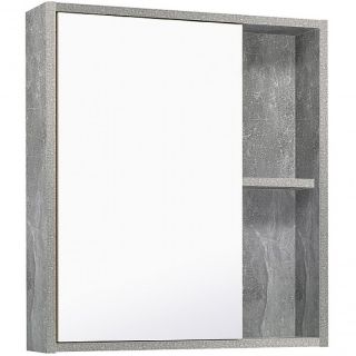 Зеркальный шкаф Runo серый бетон Эко 60 (00-00001186) Зеркальный шкаф Runo серый бетон Эко 60 (00-00001186)