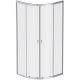 Душевой уголок AM.PM X-Joy Twin Slide 80х80 W88G-205-080MT64 профиль Хром матовый стекло прозрачное