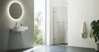 Душевая дверь Ravak Cool COSD1-80 X0VV40A00Z1 80 см профиль хром стекло Transparent